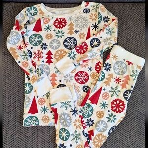 Little Sleepies Holiday Trees Merry And Bright Pajama Set 3T